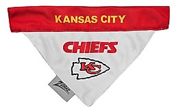 Pets First NFL Zubaz Dog Bandana, Kansas City Chiefs, Small-Medium slide 2 of 5