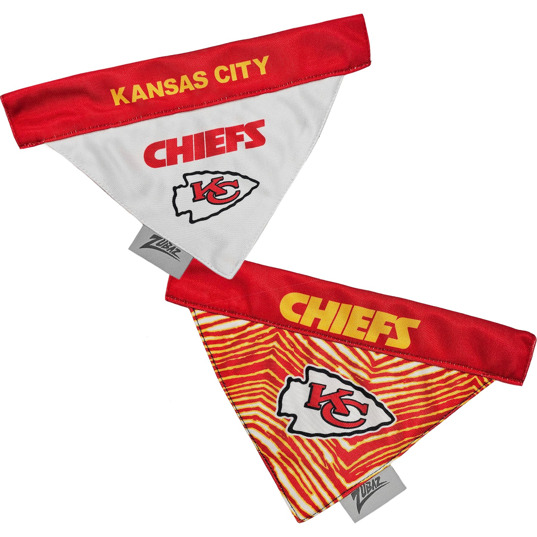 Pets First NFL Zubaz Dog Bandana, Kansas City Chiefs, Small-Medium