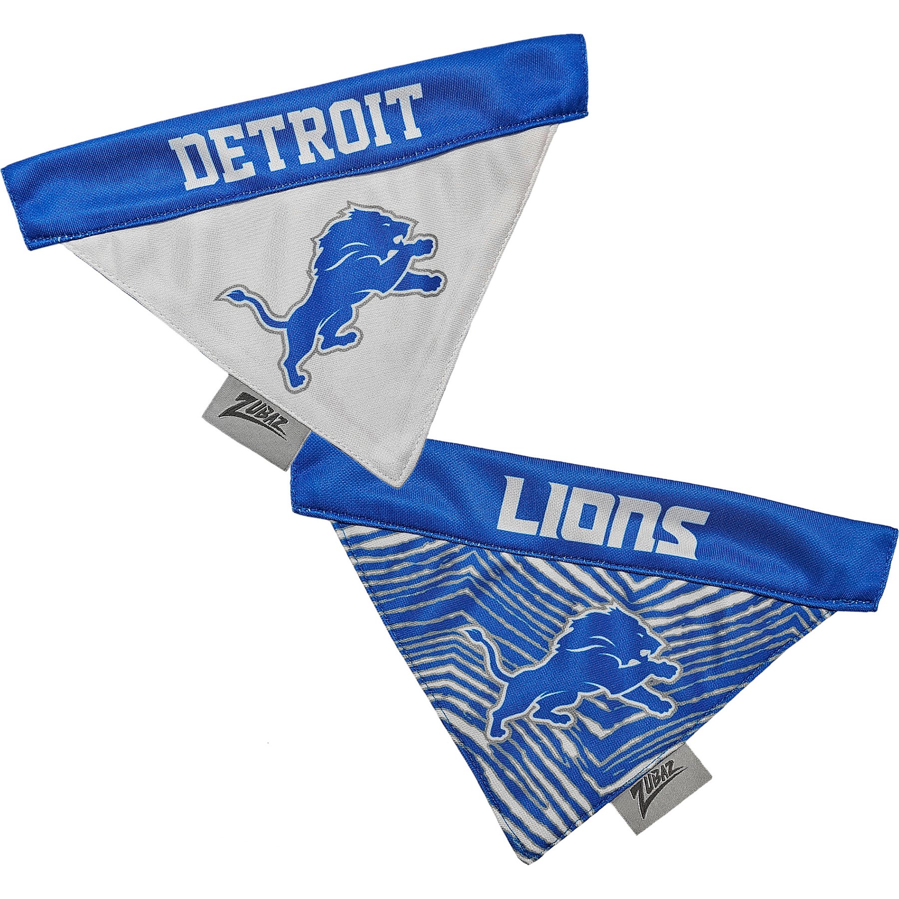 Pets First NFL Zubaz Dog Bandana, Detroit Lions, Small-Medium