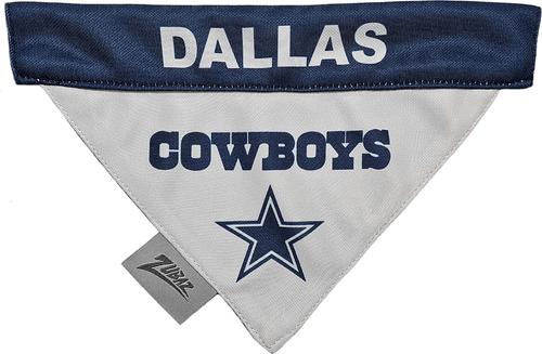 Show full view: Pets First NFL Zubaz Dog Bandana, Dallas Cowboys, Small-Medium slide 3 of 5