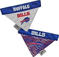 Pets First NFL Zubaz Dog Bandana, Buffalo Bills, Small-Medium