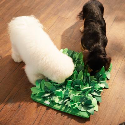 Show full view: PuzzleFeeder Dog Snuffle Mat, Green, All Breed Sizes slide 2 of 6