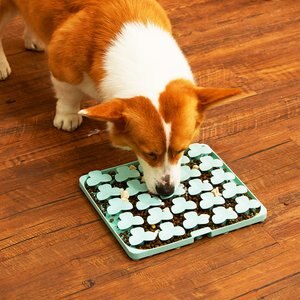 PuzzleFeeder Dog Snuffle Mat, Green, Medium/Large