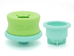 PuzzleFeeder Interactive Puzzle Dog Toy, Blue, All Breed Sizes