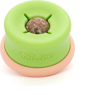 Show full view: PuzzleFeeder Interactive Puzzle Dog Toy, Pink, All Breed Sizes slide 3 of 6