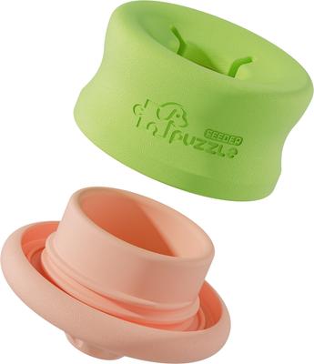 Show full view: PuzzleFeeder Interactive Puzzle Dog Toy, Pink, All Breed Sizes slide 4 of 6