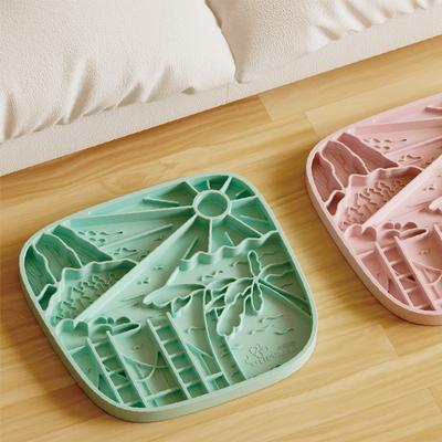 Show full view: PuzzleFeeder Silicone Dog Lick Mat, Green slide 6 of 6