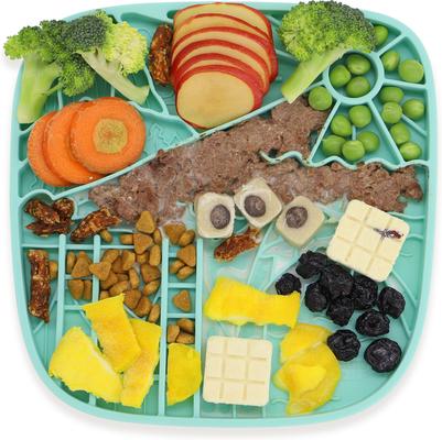 Show full view: PuzzleFeeder Silicone Dog Lick Mat, Green slide 3 of 6