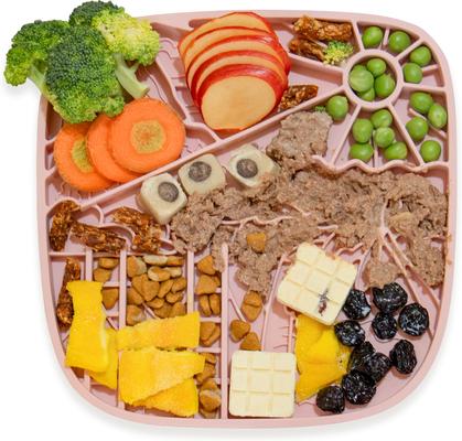 Show full view: PuzzleFeeder Silicone Dog Lick Mat, Pink slide 3 of 6