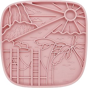 PuzzleFeeder Silicone Dog Lick Mat, Pink