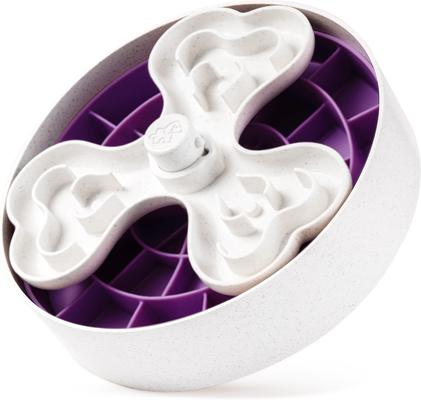 Show full view: PuzzleFeeder Slow Feeder Puzzle Dog Toy, Large, Purple slide 7 of 10