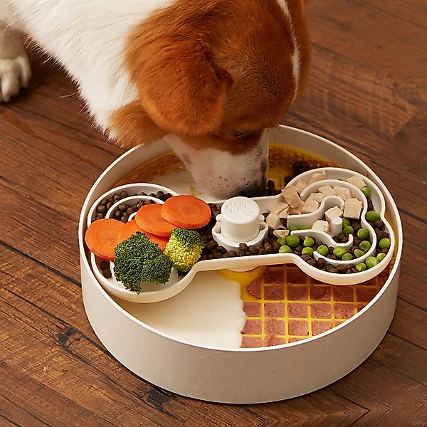 PuzzleFeeder Slow Feeder Puzzle Dog Toy, Large