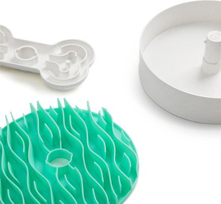 Show full view: PuzzleFeeder Slow Feeder Puzzle Dog Toy, Large, Green slide 6 of 10