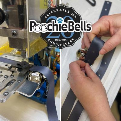 Show full view: PoochieBells Adjustable Dog Doorbell, Black slide 7 of 7