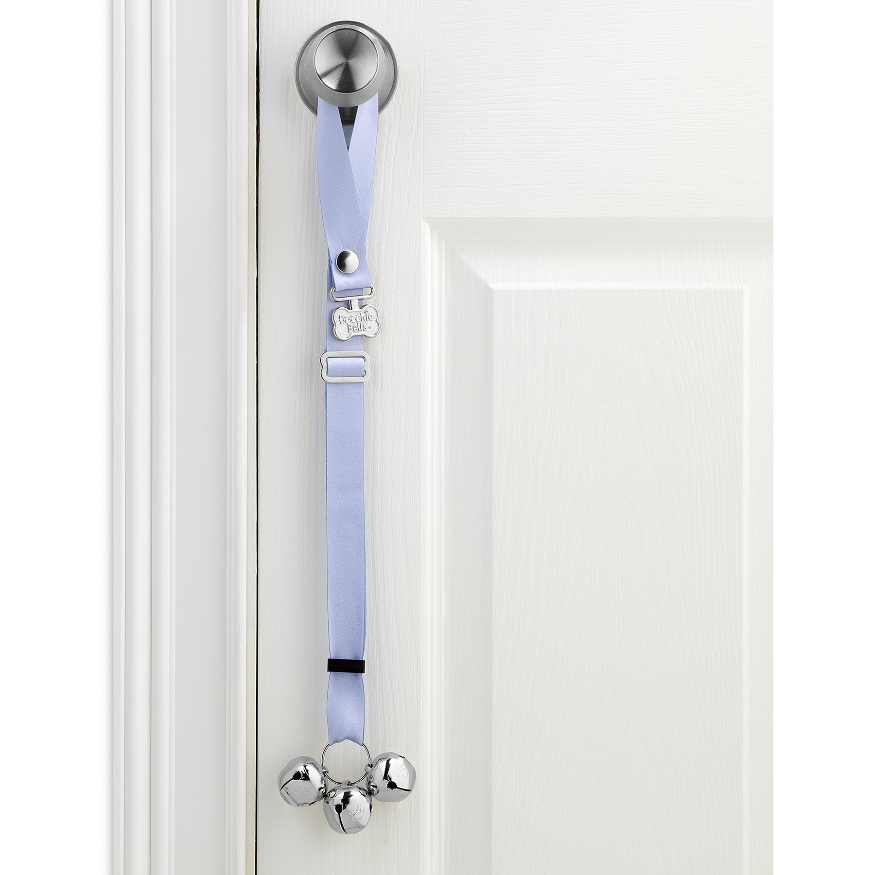 PoochieBells Adjustable Dog Doorbell, Wisteria