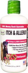 Liquid-Vet Itch & Allergy Support Allergy-Friendly Unflavored Dog Supplement, 32-fl oz bottle