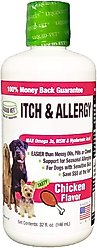 Liquid-Vet Itch & Allergy Support Chicken Flavor Dog Supplement, 32-fl oz bottle slide 1 of 8