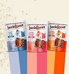 Jack & Cat Meaty Salmon Bites Soft & Chewy Cat Treats, 3-oz bag slide 2 of 7