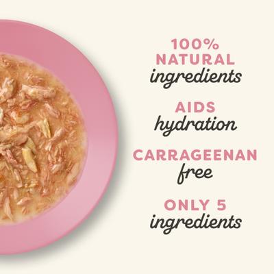 Show full view: Applaws Tuna & Shrimp in Gravy Limited Ingredient Canned Wet Cat Food, 2.47-oz can, case of 24 slide 5 of 10