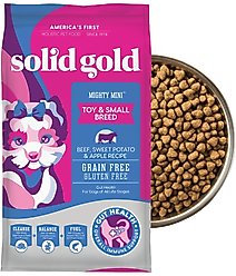 Solid Gold Toy & Small Breed Grain-Free Real Beef, Sweet Potato & Apple Dry Dog Food, 11-lb bag