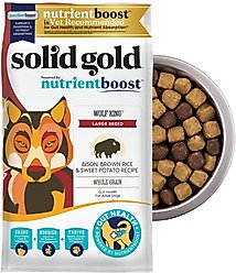 Solid Gold Large Breed Gut Health Real Bison & Brown Rice Whole Grain Dry Dog Food, 22-lb bag