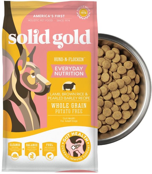 solid gold hund n flocken 4 lb