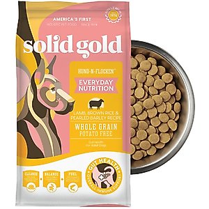Solid Gold Real Lamb, Brown Rice & Pearled Barley Recipe Whole Grain Dry Dog Food, 24-lb bag