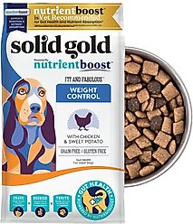 Solid Gold Weight Control Gut Health Real Chicken & Sweet Potato Grain-Free Dry Dog Food, 22-lb bag