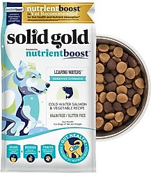 Solid Gold Sensitive Stomach Gut Health Cold Water Salmon & Vegetable Grain-Free Dry Dog Food, 22-lb bag