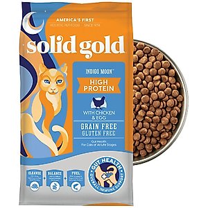 Solid Gold High Protein Real Chicken & Eggs Grain-Free Dry Cat Food, 12-lb bag