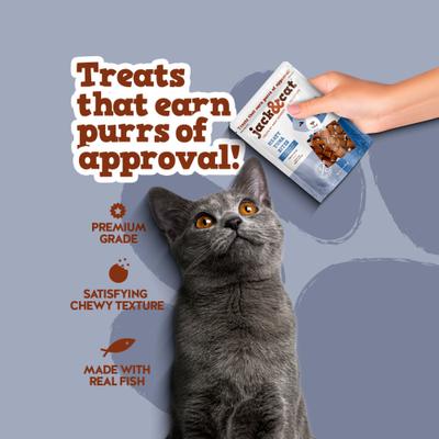 Show full view: Jack & Cat Meaty Tuna Bites Soft & Chewy Cat Treats, 3-oz bag slide 5 of 9