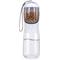 Show in main carousel: HANAMYA 2-in-1 Portable Dog Water Bottle with Food Container, White, 19-oz slide 1 of 6