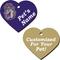 Show in main carousel: ShopInstaPets James Madison Dukes 2 Sided Heart Personalized Dog & Cat ID Tag slide 1 of 4
