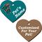 Show in main carousel: ShopInstaPets Coastal Carolina Chanticleers 2 Sided Heart Personalized Dog & Cat ID Tag slide 1 of 4