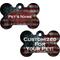 Show in main carousel: ShopInstaPets Rustic American Flag 2 Sided Personalized Dog ID Tag slide 1 of 4