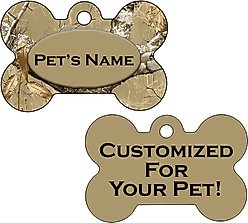 ShopInstaPets Realtree Outdoor 2 Sided Personalized Dog ID Tag