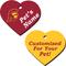 Show in main carousel: ShopInstaPets USC Trojans 2 Sided Heart Personalized Dog & Cat ID Tag slide 1 of 5