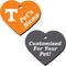 Show in main carousel: ShopInstaPets Tennessee Volunteers 2 Sided Heart Personalized Dog & Cat ID Tag slide 1 of 4
