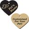 Show in main carousel: ShopInstaPets Purdue Boilermakers 2 Sided Heart Personalized Dog & Cat ID Tag slide 1 of 4
