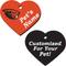 Show in main carousel: ShopInstaPets Oregon State Beavers 2 Sided Heart Personalized Dog & Cat ID Tag slide 1 of 4