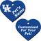 Show in main carousel: ShopInstaPets Kentucky Wildcats 2 Sided Heart Personalized Dog & Cat ID Tag slide 1 of 4
