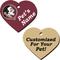Show in main carousel: ShopInstaPets Florida State Seminoles 2 Sided Heart Personalized Dog & Cat ID Tag slide 1 of 4