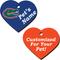 Show in main carousel: ShopInstaPets Florida Gators 2 Sided Heart Personalized Dog & Cat ID Tag slide 1 of 5