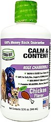 Liquid-Vet Calm & Content Support Chicken Flavor Calming Supplement for Dogs, 32-fl oz bottle