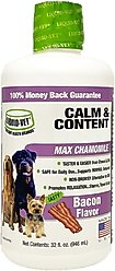 Liquid-Vet Calm & Content Support Bacon Flavor Liquid Calming Supplement for Dogs, 32-fl oz bottle