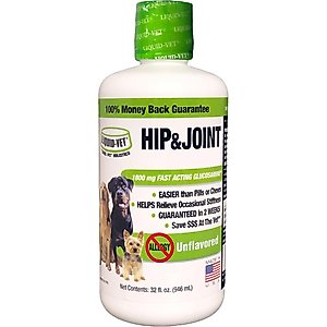 Liquid-Vet Hip & Joint Support Unflavored Dog Supplement, 32-fl oz bottle
