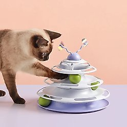 Happy & Polly Interactive Insect Cat Spinner Toy, Purple slide 2 of 4