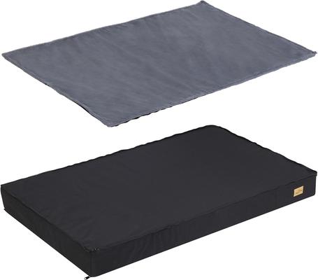 Show full view: BingoPaw Pillow Dog Bed with Removable Cover, Black, XX-Large slide 8 of 9