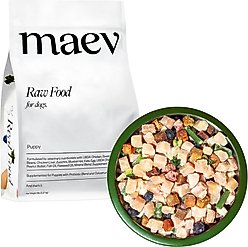 MAEV Puppy Human-Grade Raw Frozen Chicken Dog Food, 5-lb bag