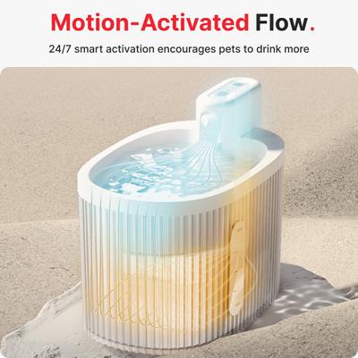 Show full view: Pet Marvel Mini Rechargeable Battery Operated Cordless Dog & Cat Water Fountain, 2.5-l slide 3 of 9